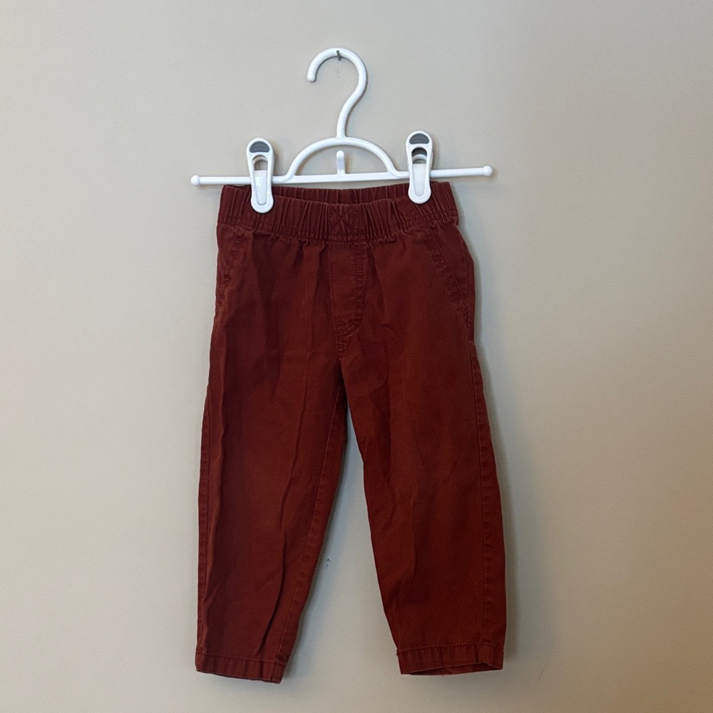 🌞 5/$25 Carter's Brick Red Kids Casual Pants